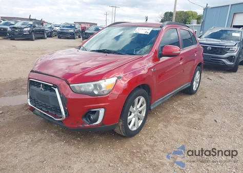 2015 Mitsubishi Outlander Sport Gt из США, поврежденный, VIN 4A4AP4AW3FE032682